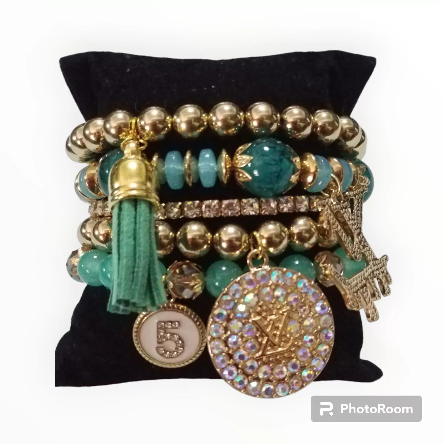 Designer charm bracelet