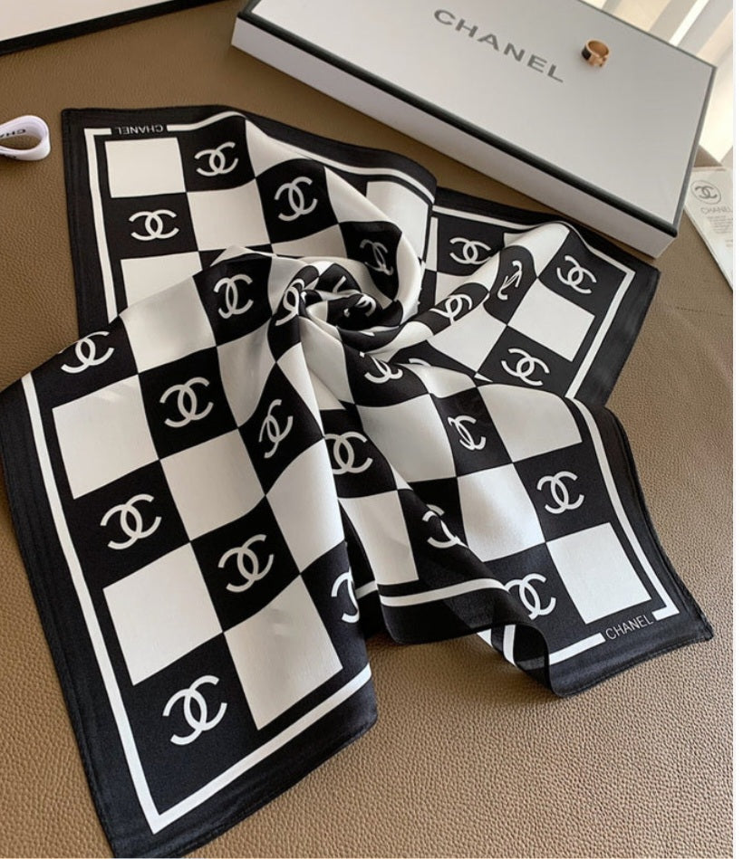 Chanel inspired Square Scarf