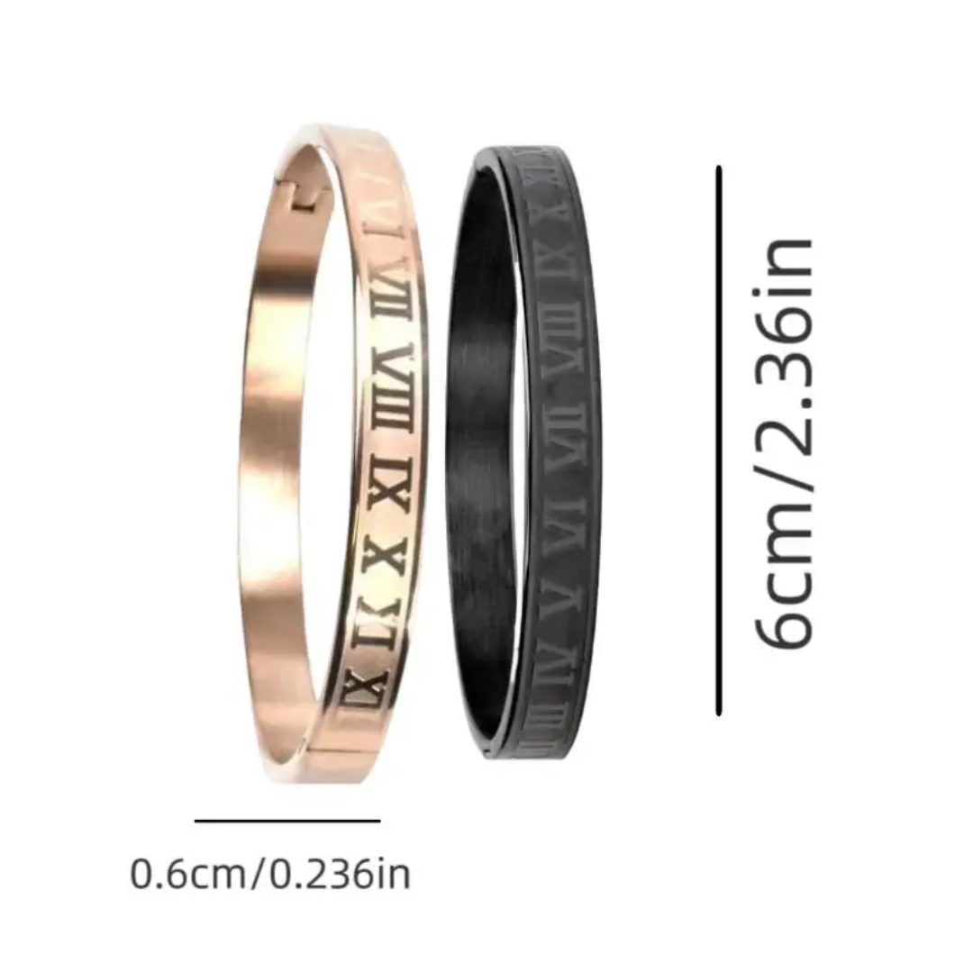 Roman Numeral Bangles