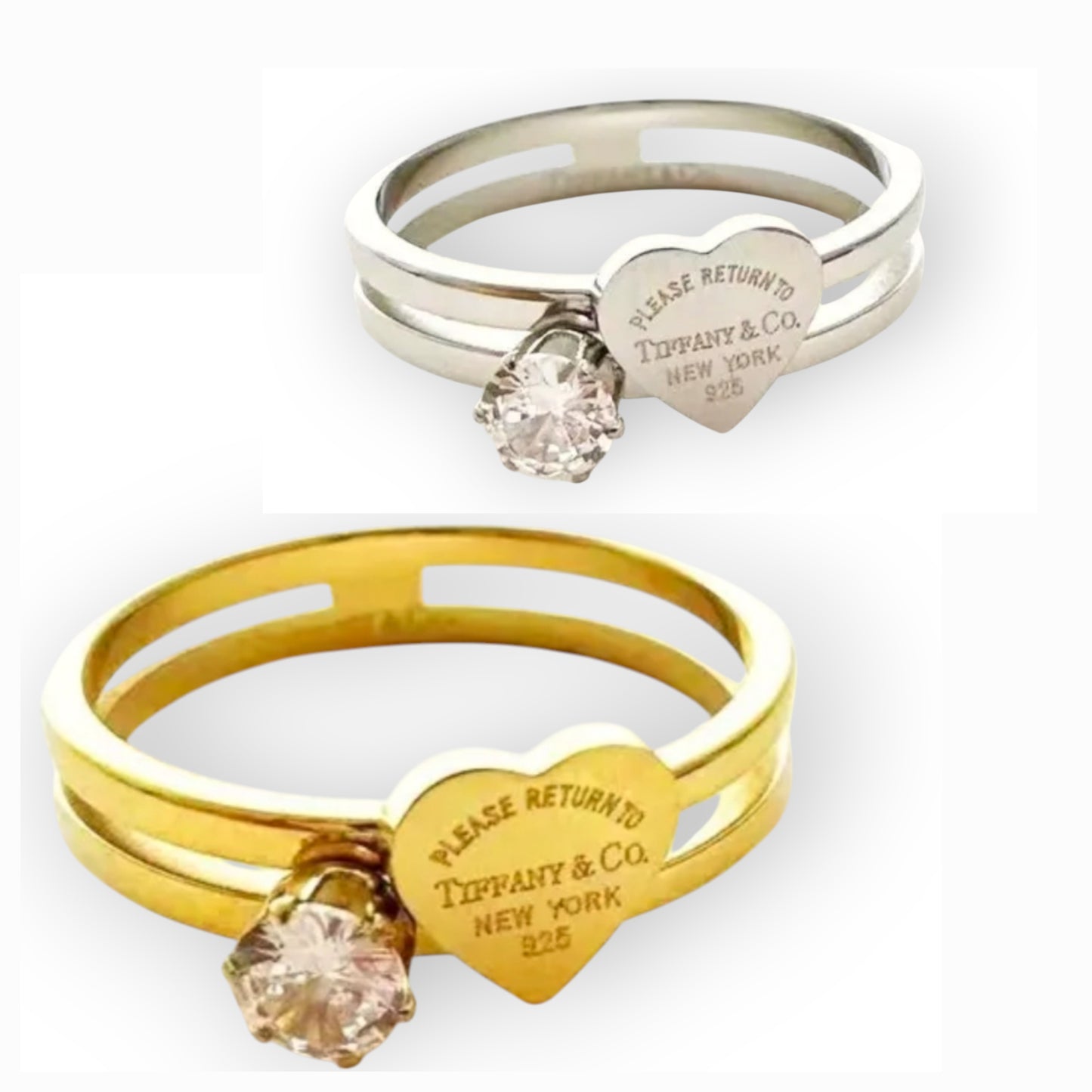 Tiffany Co inspired rings