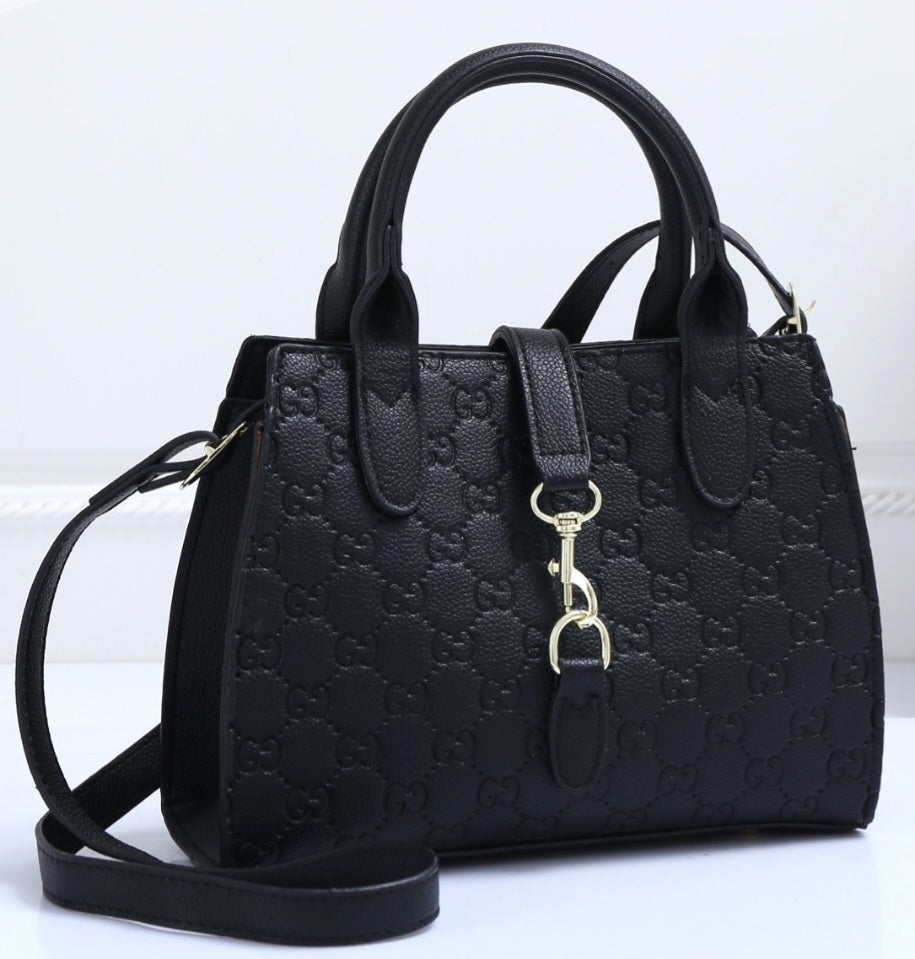 Gucci inspired leather engrave monogram purse