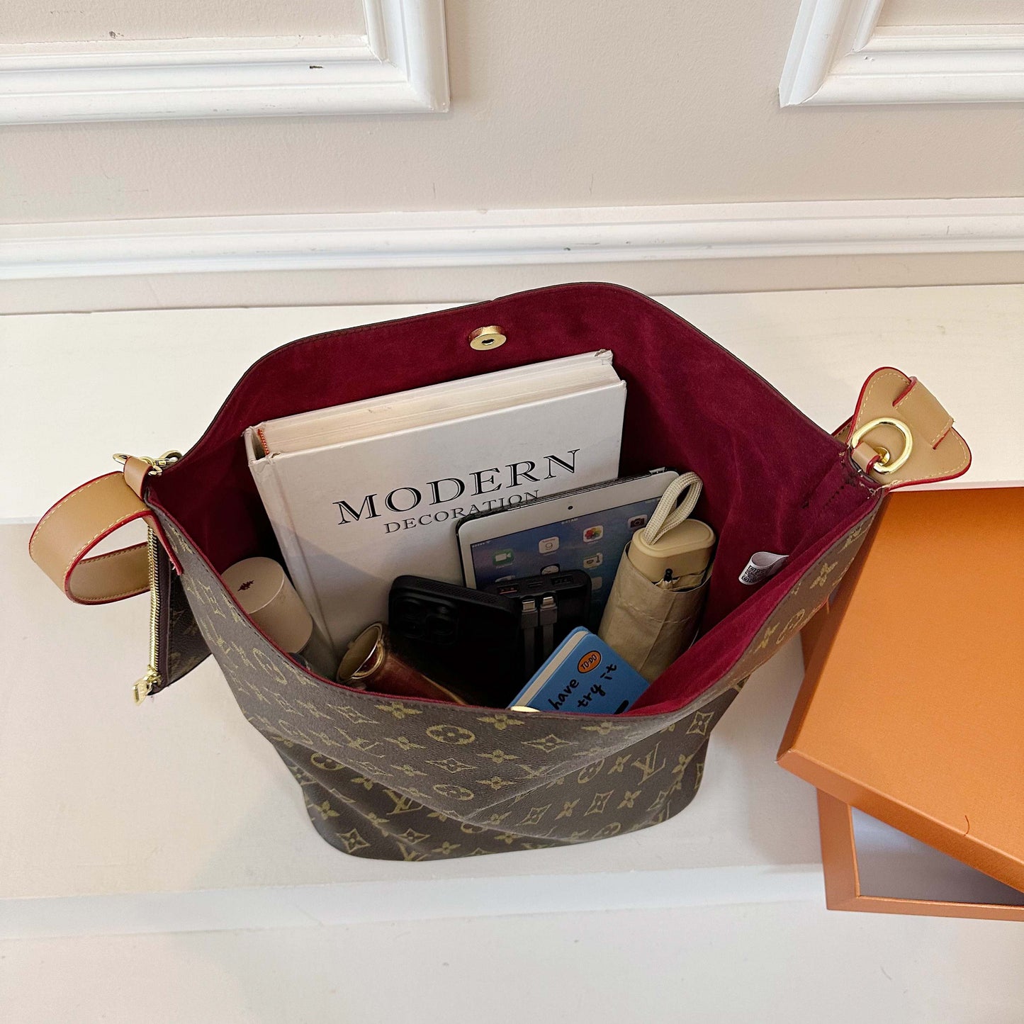 LV inspired Handbag