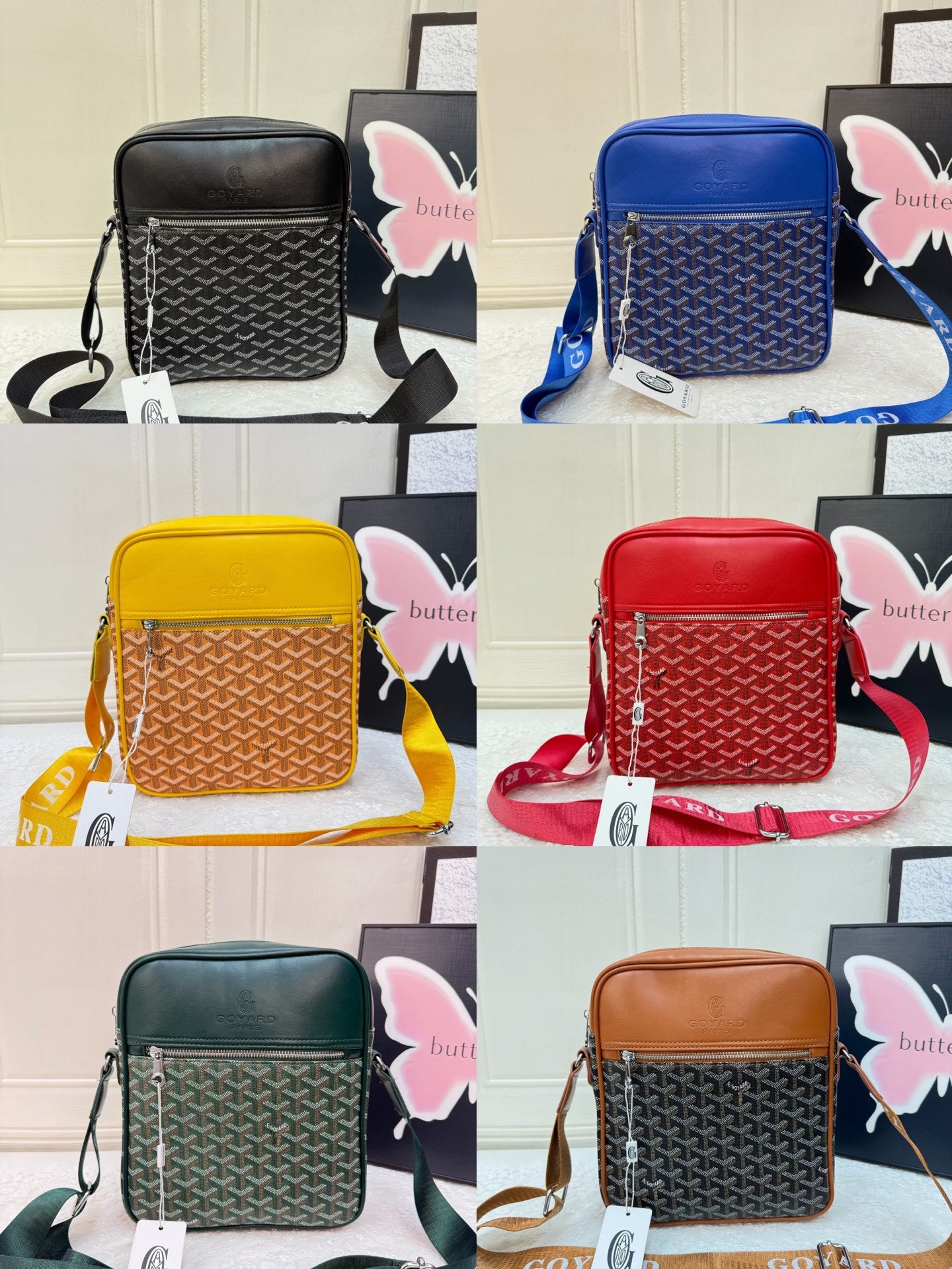 Goyard Inspired crossbody