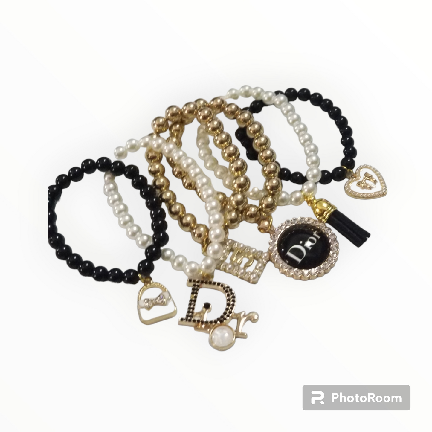 Custom made designer charm bracelet