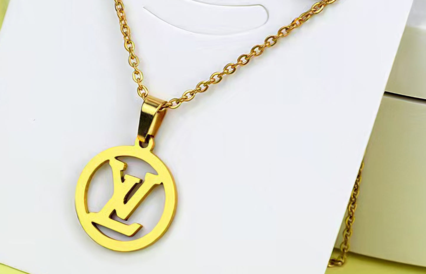LV inspired Necklace