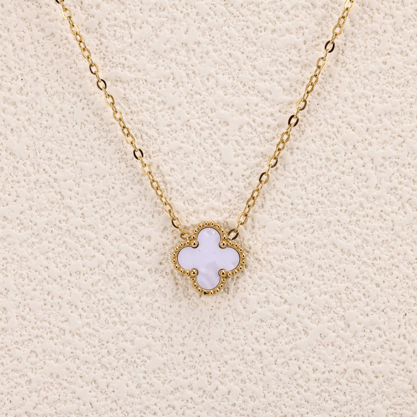 Van cleef inspired Clover 13mm Gold Necklace