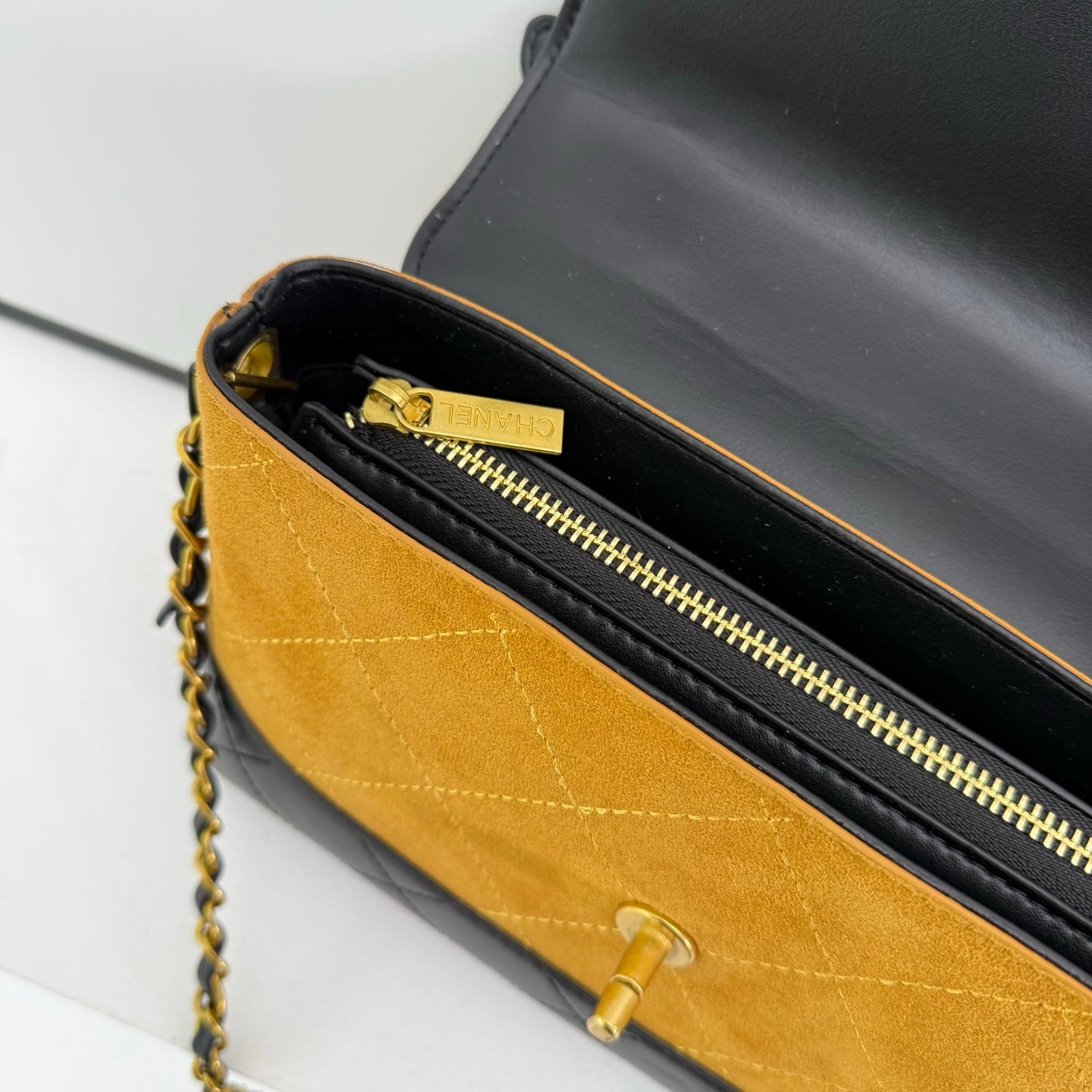 Chanel inspired Suade Handbag