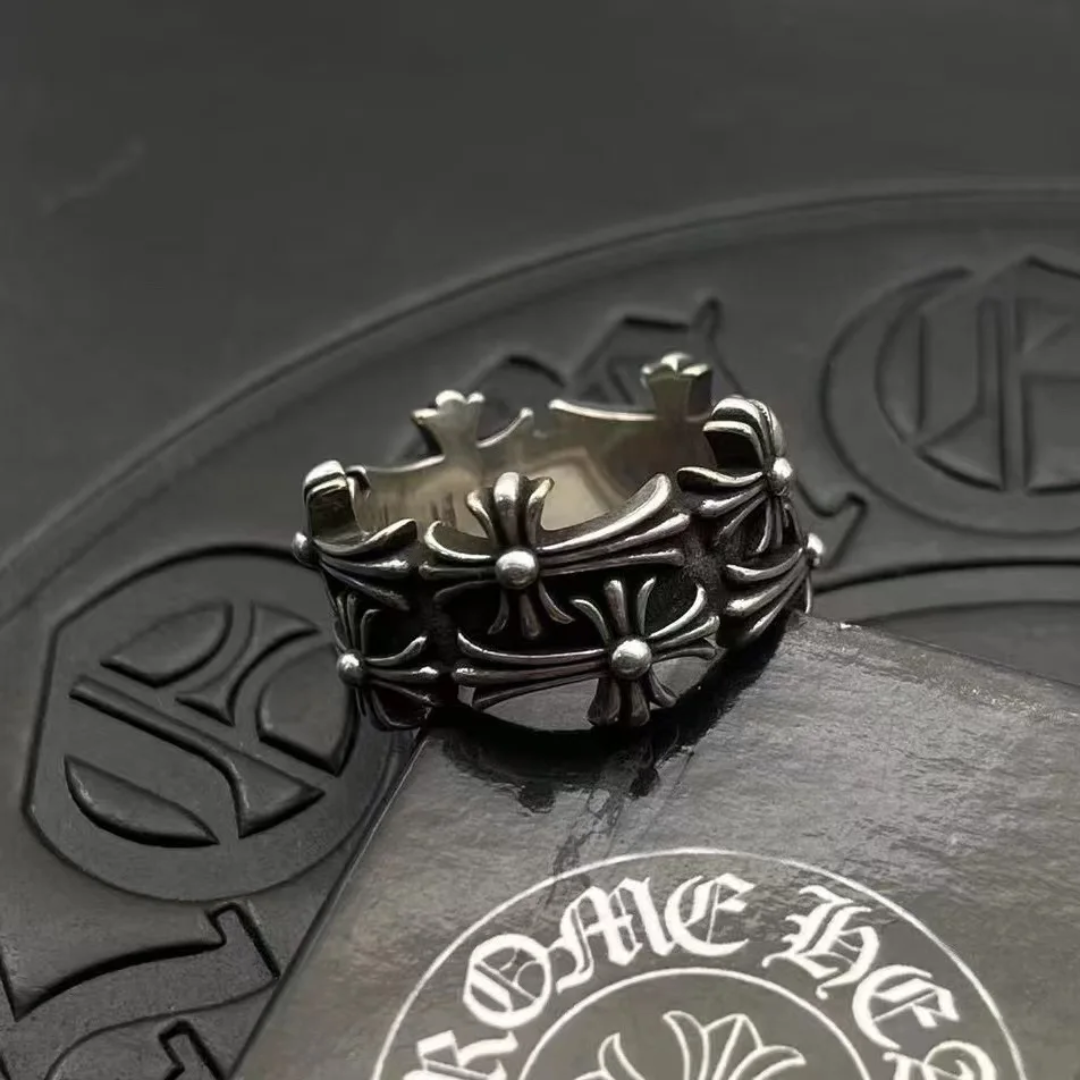 Chrome Heart inspired Ring