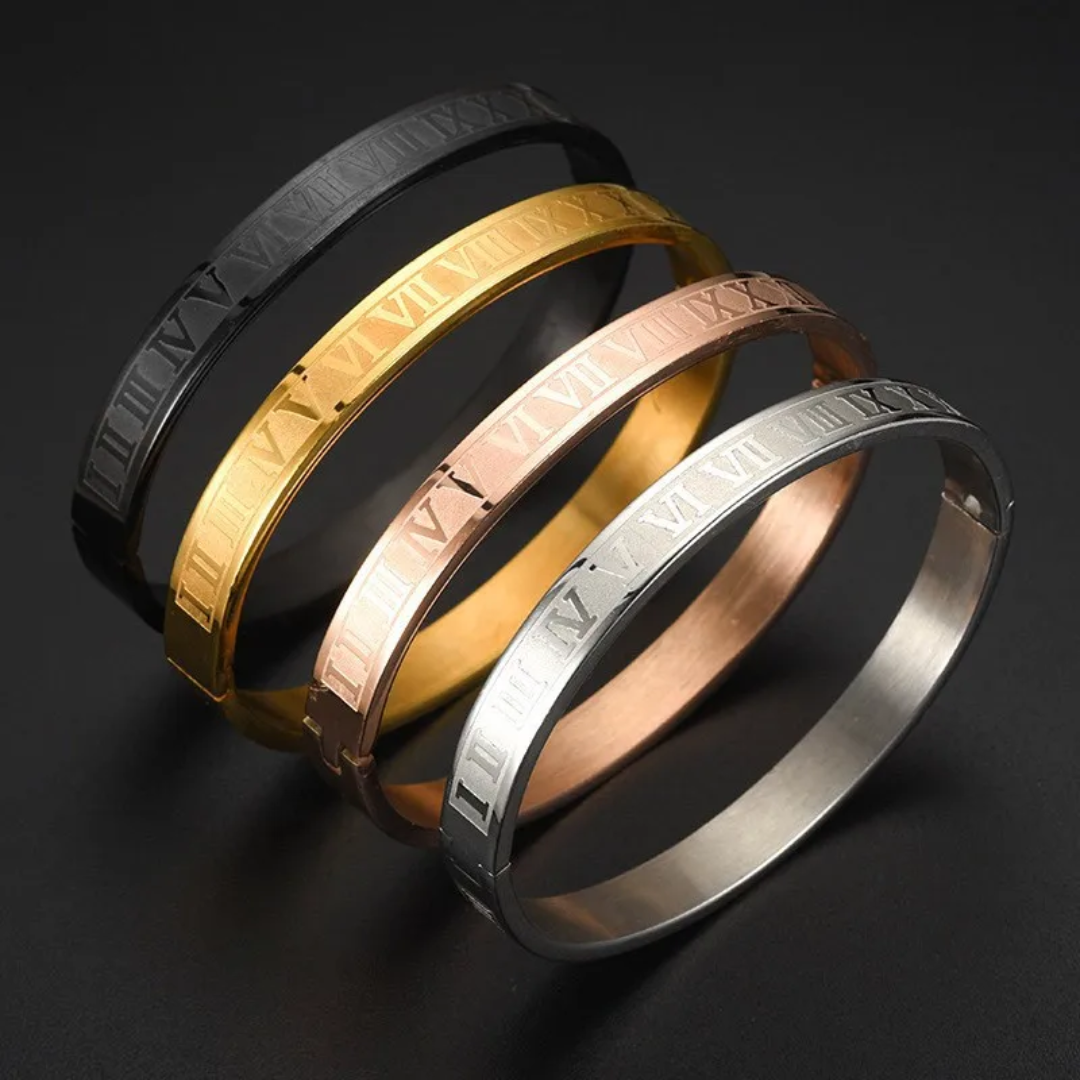 Roman Numeral Bangles