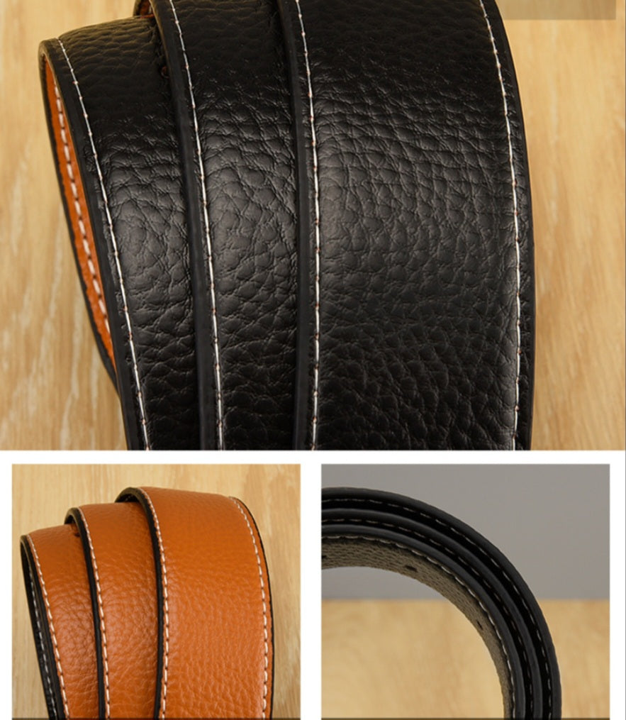 Hermès inspired Reversible Calfskin Belt