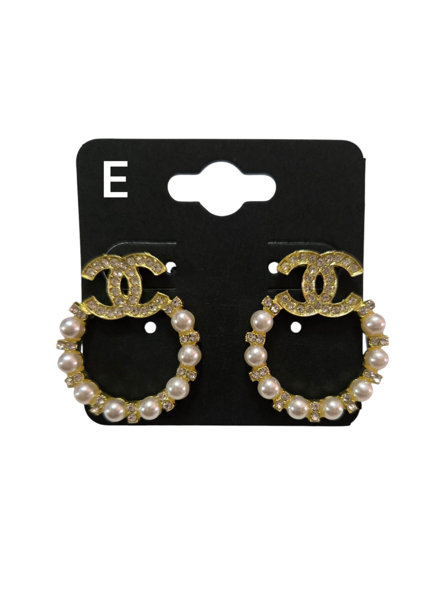 Chanel inspired earrings