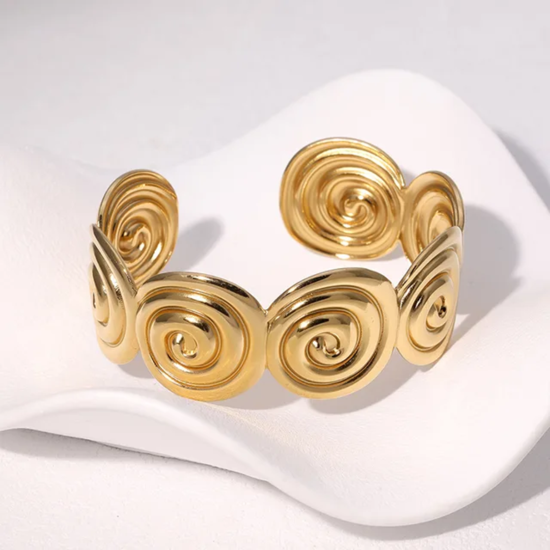 Spiral Cuff Bracelet