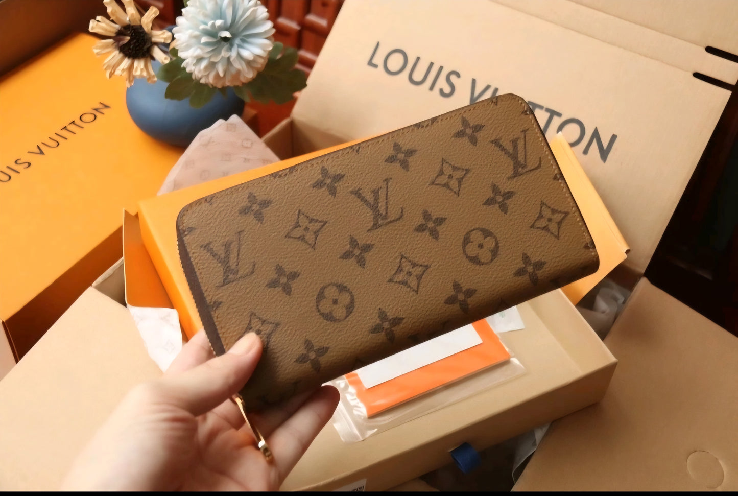 LV Designer Inspired Wallet