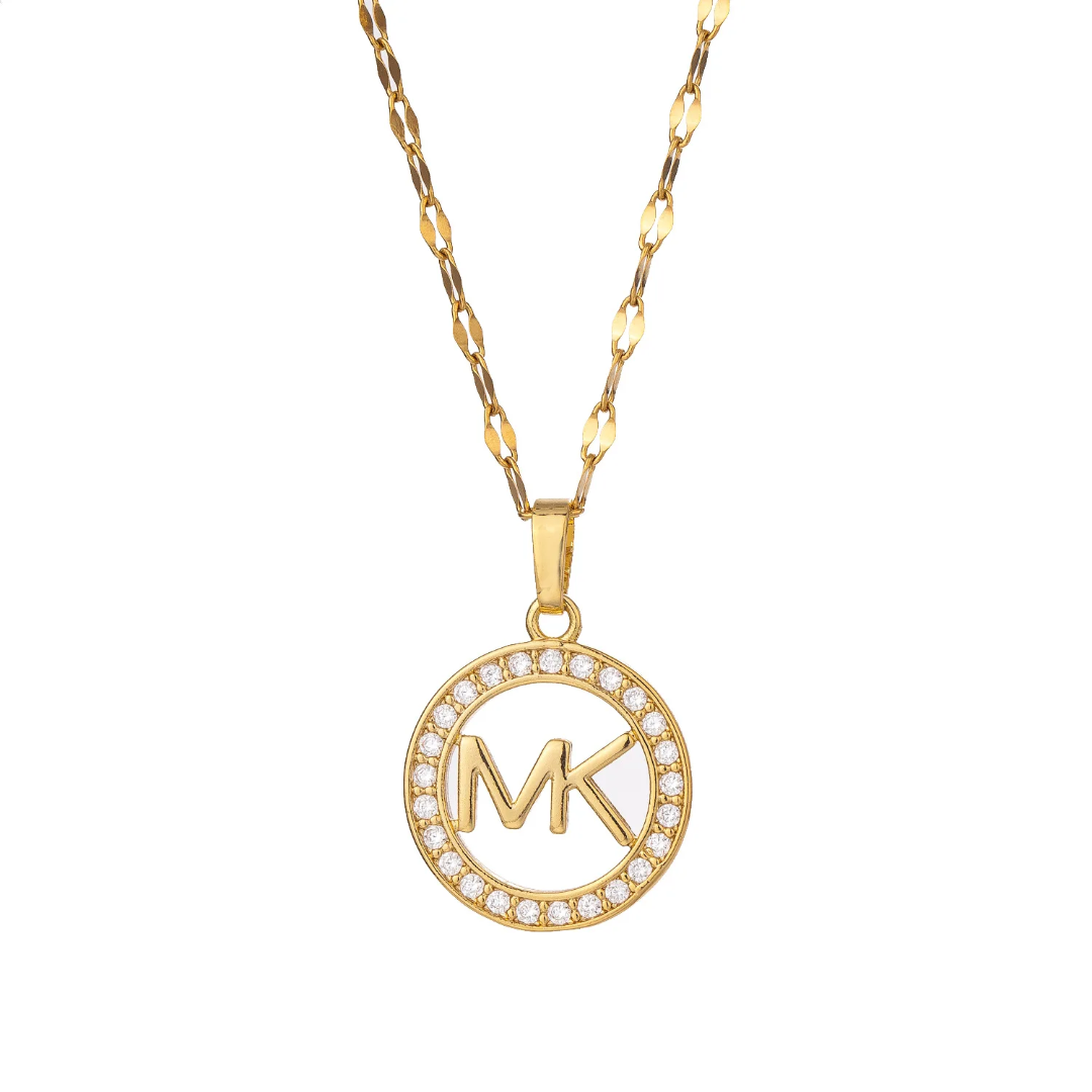 MK Designer Inspired Stainless Steel Necklace