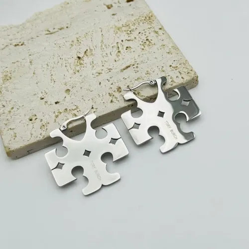 Tory Burch inspired Hoop Earrings
