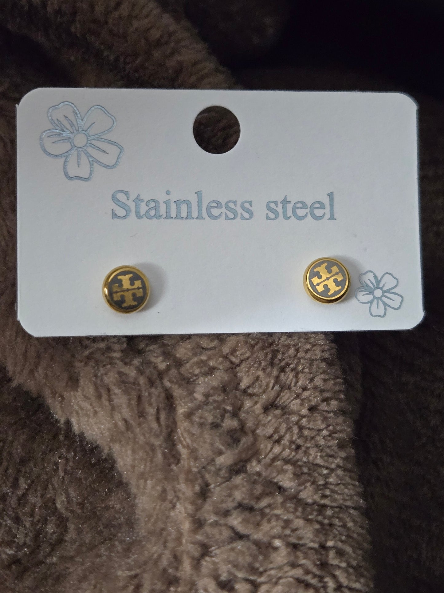 Tory Burch inspired stud Earrings