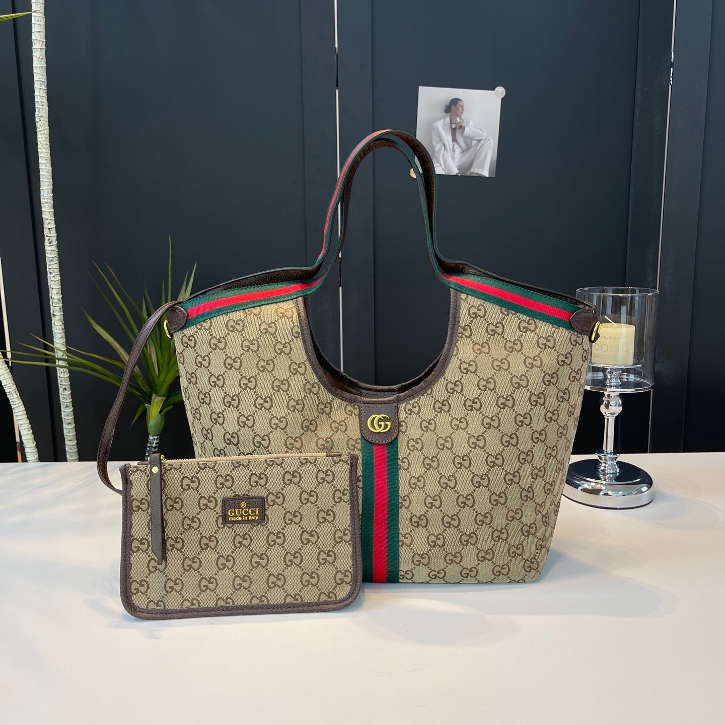 Gucci inspired Drop Shoulder Bag