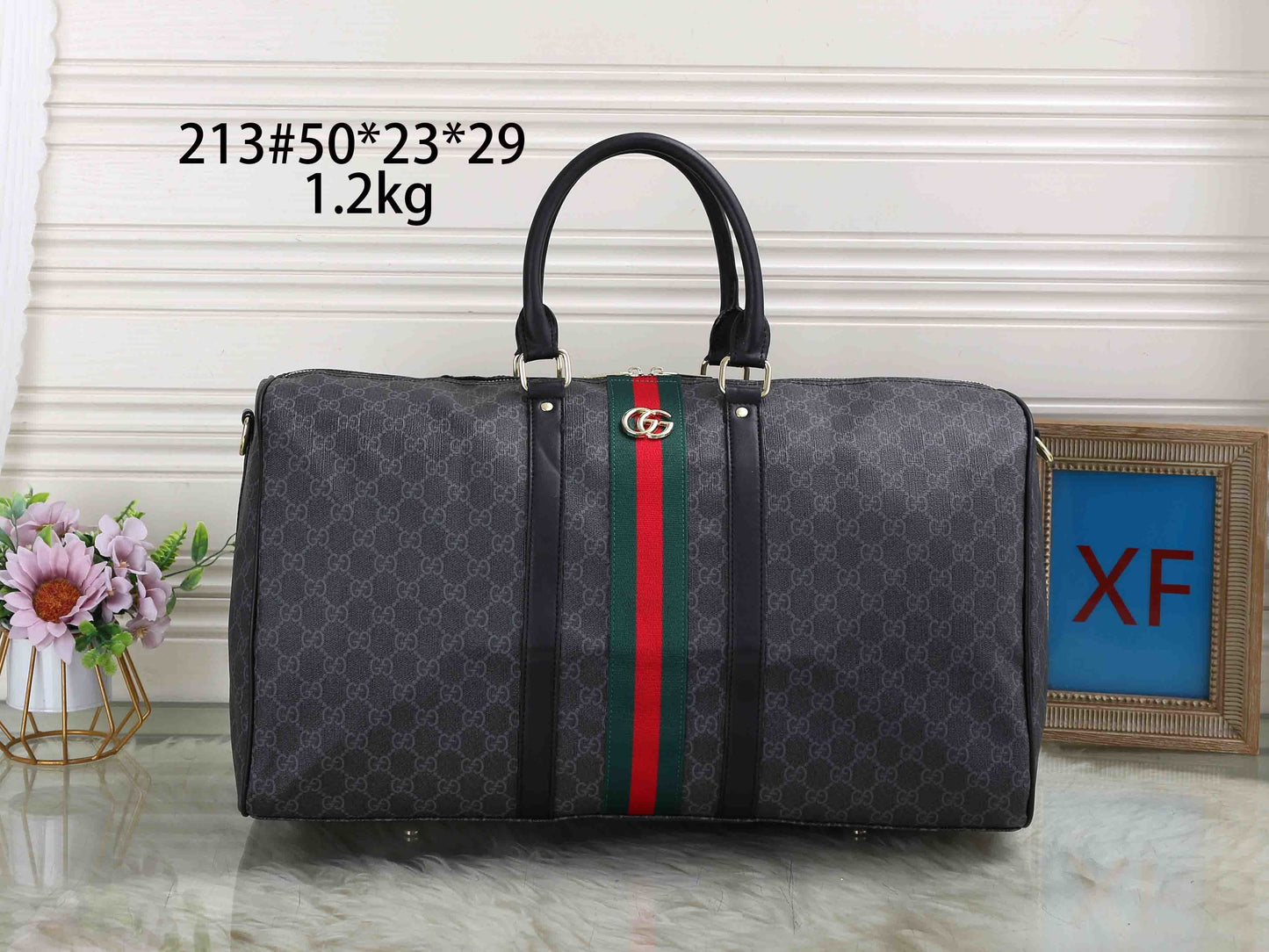 Gucci inspired Duffle Bag