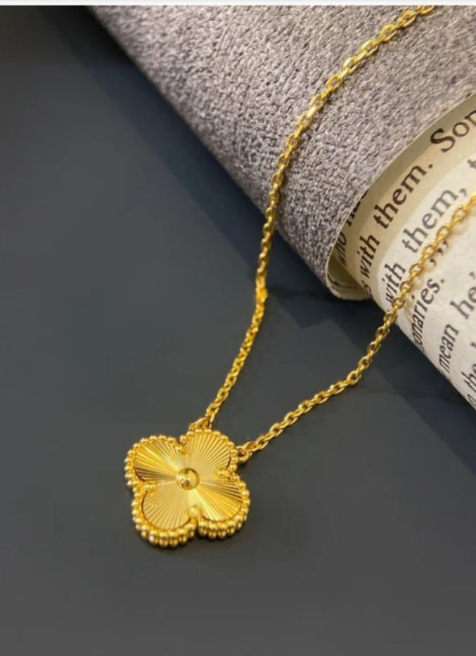 Van Cleef inspired Lazer Gold and Silver Jewelry Collection