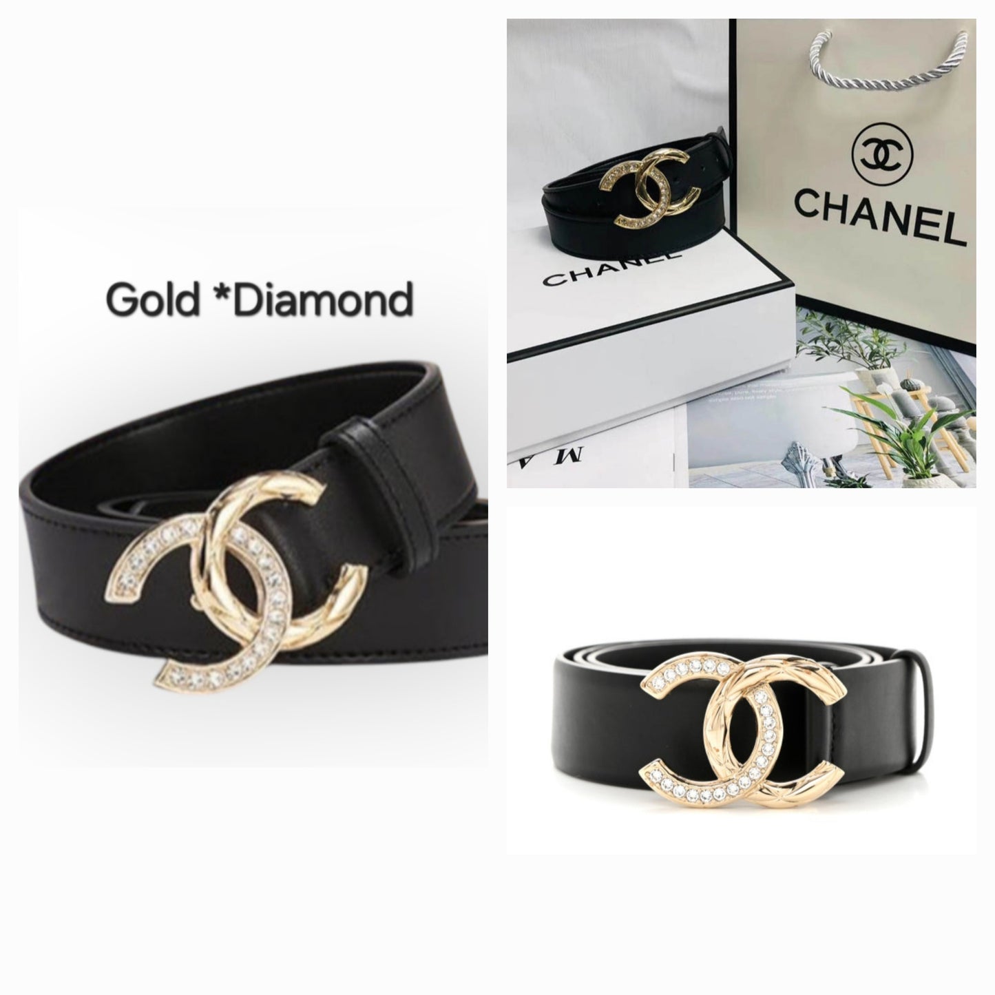 Chanel inspired belt s