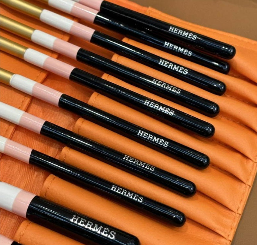 Luxury inspired 12pc makeup brush set