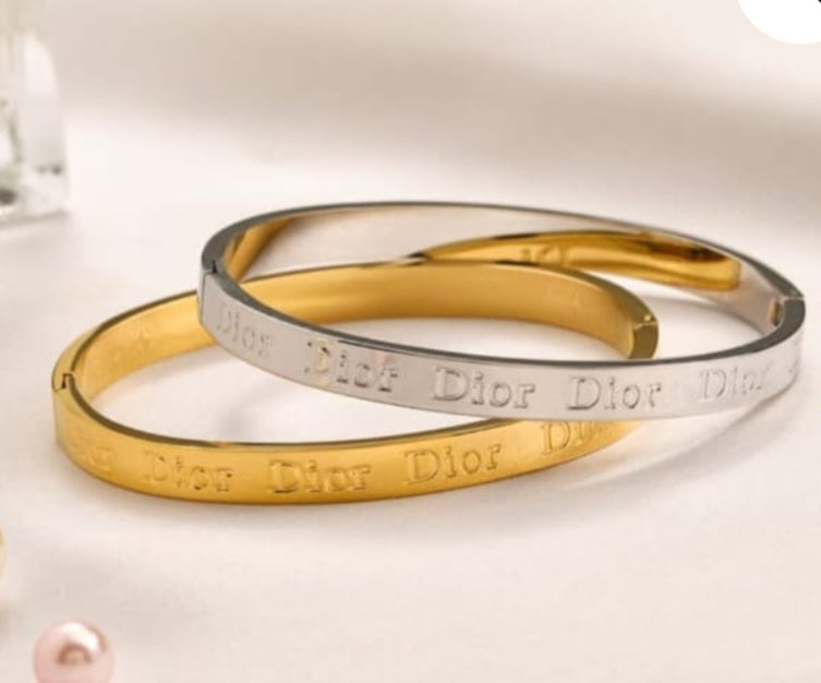 Christian Dior stainless bangles