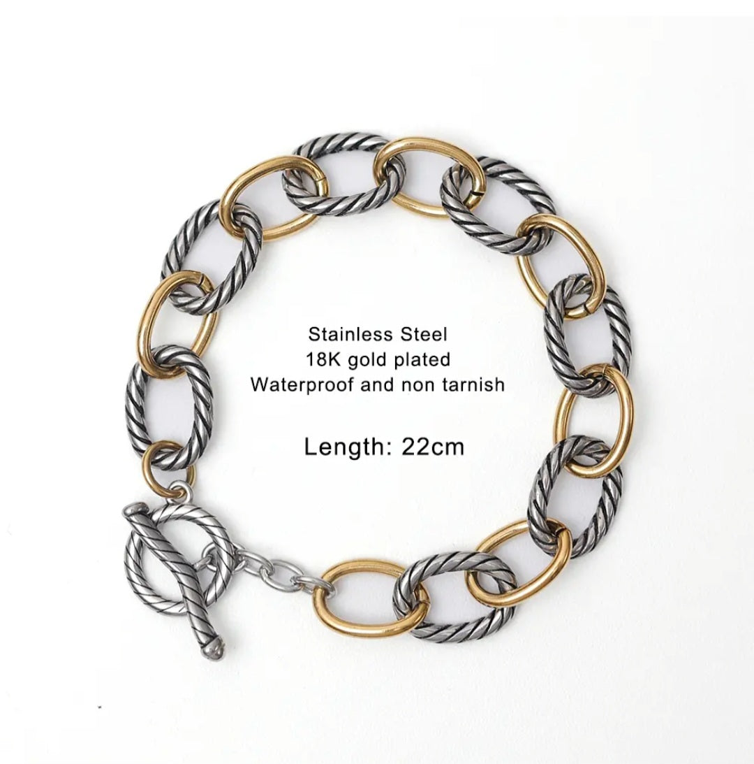 David Yurman inspired Bracelet