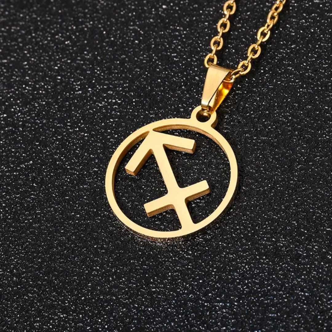 Gold Zodiac Sign Necklace