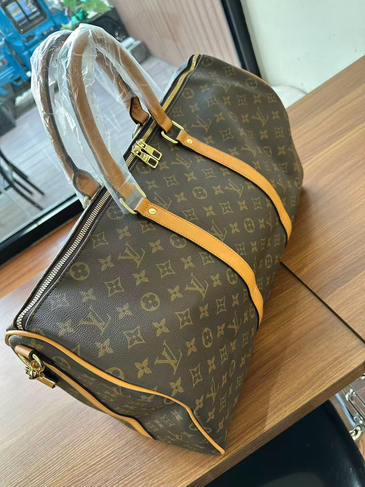 LV inspired Duffle Bag