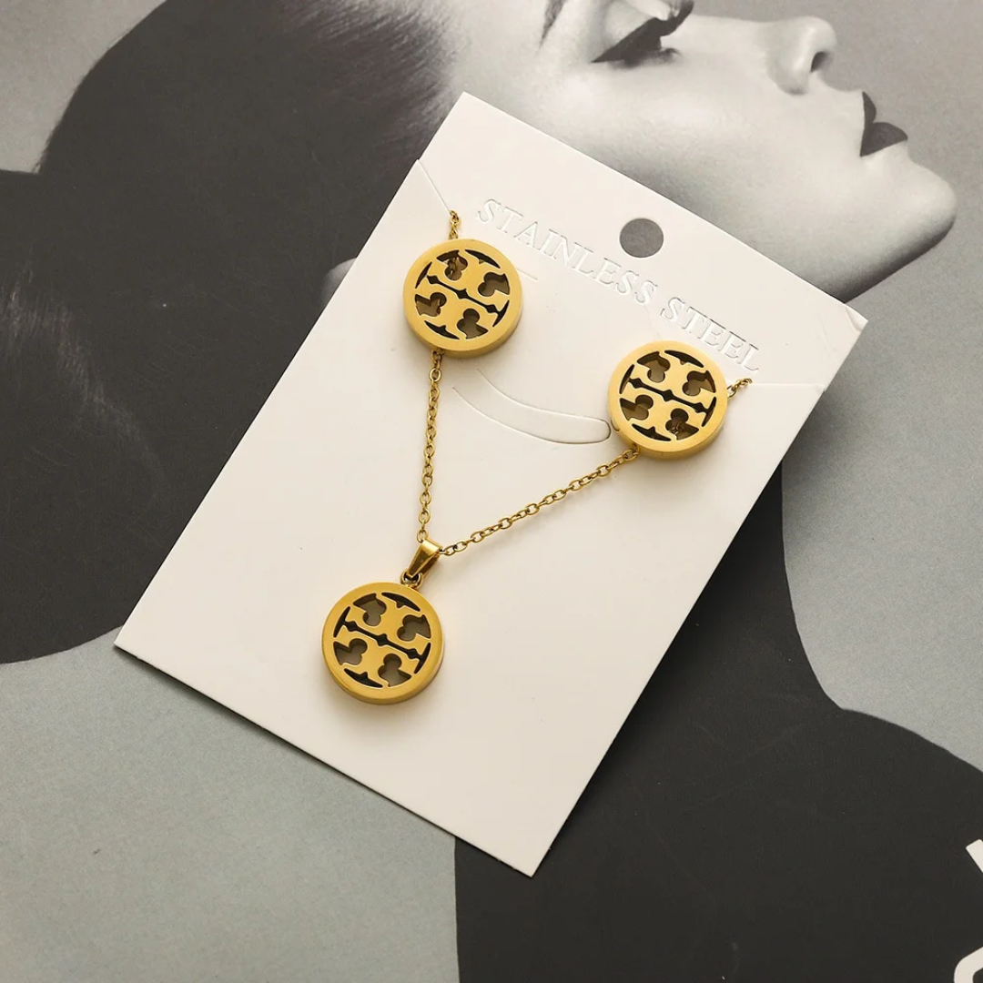 Tory Burch inspired Necklace and earrings