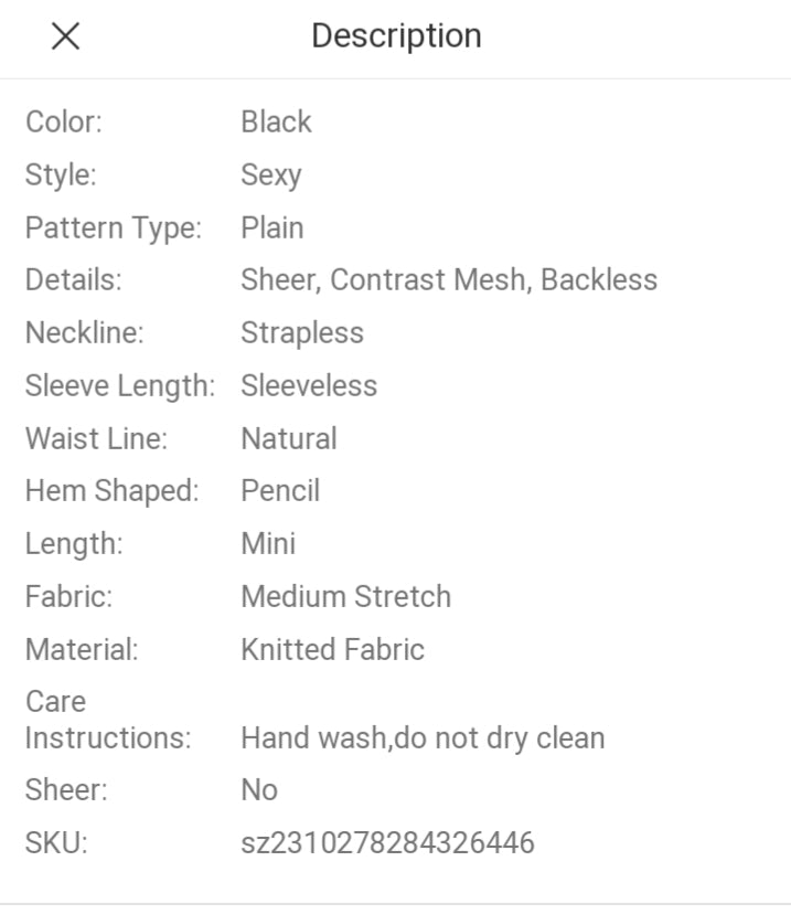 Women cross strap mesh dress