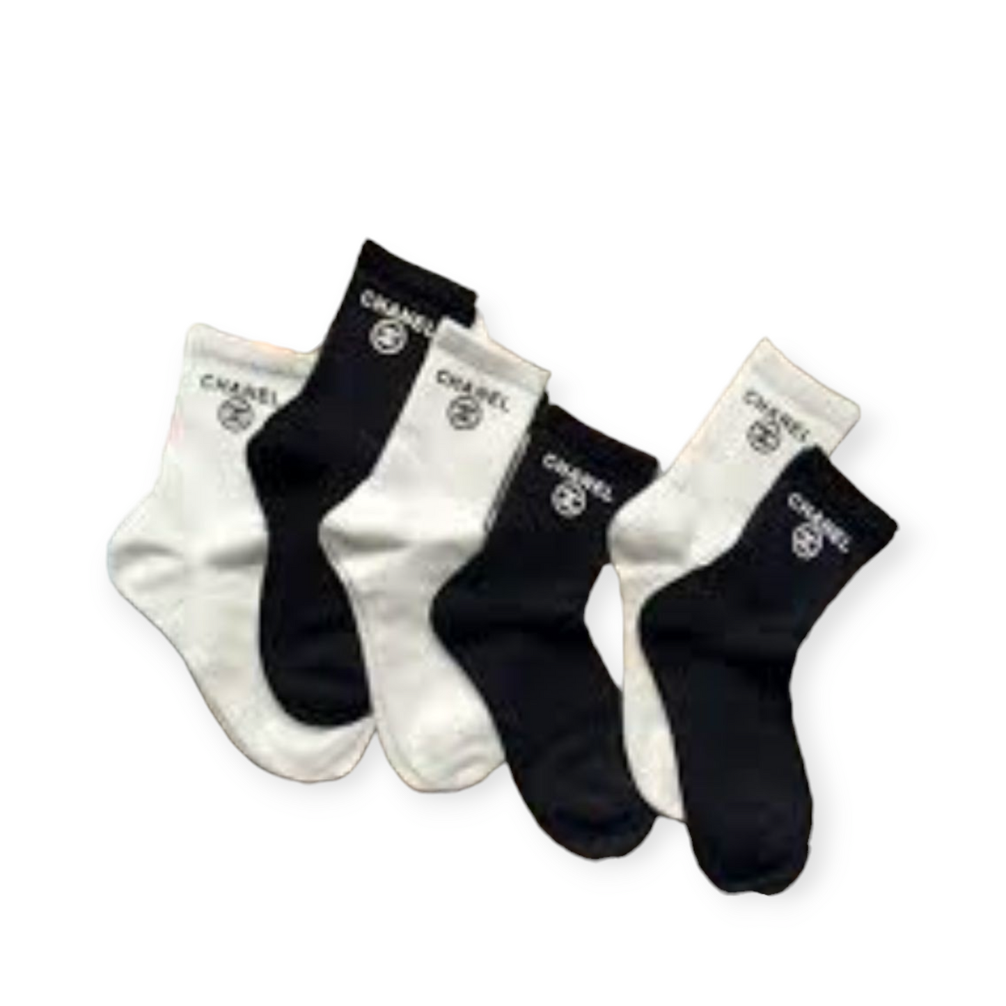 Chanel inspired socks set
