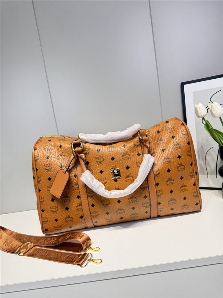 MCM Inspired Duffle Bag