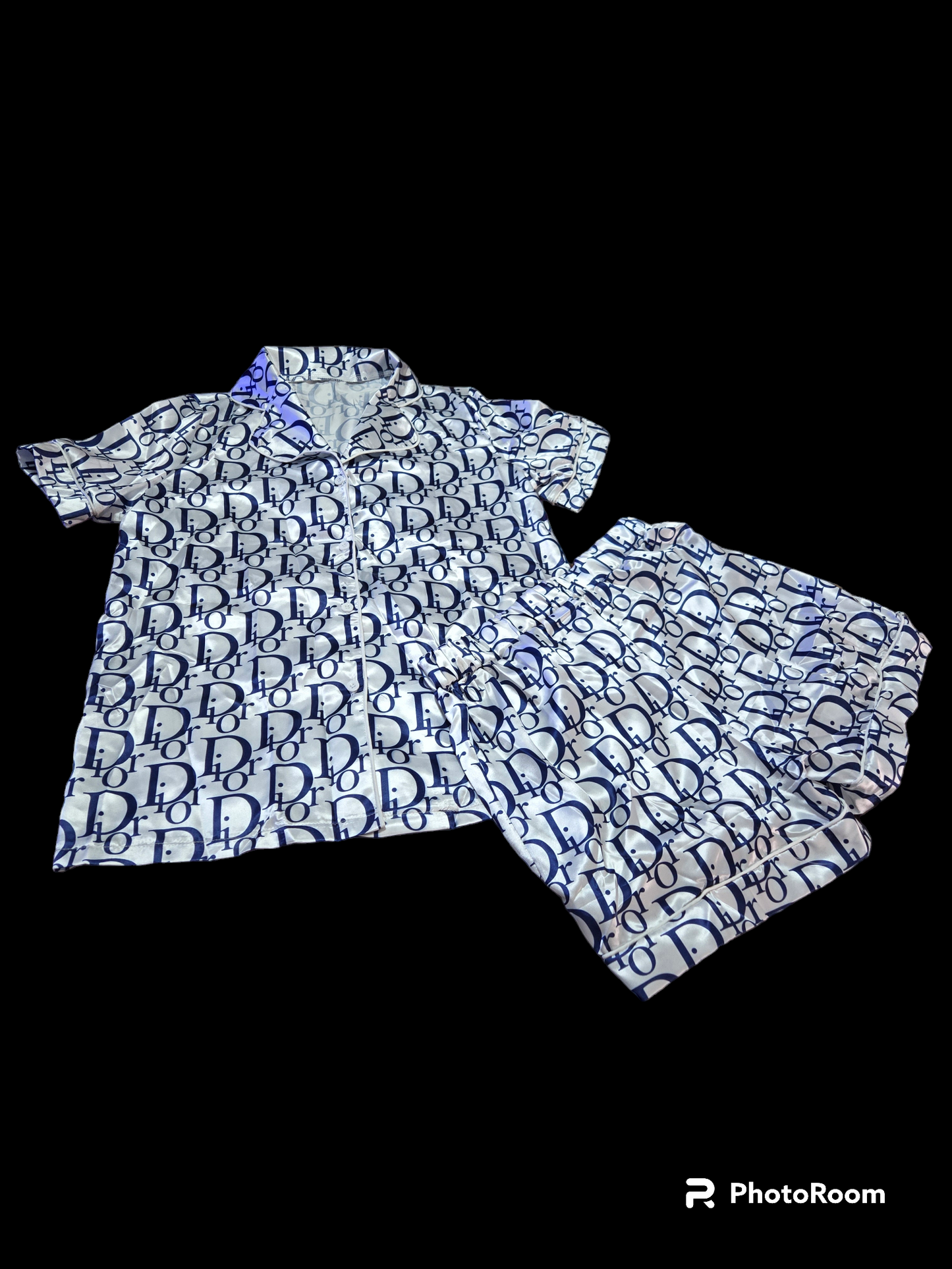 Designer inspired pajamas short set