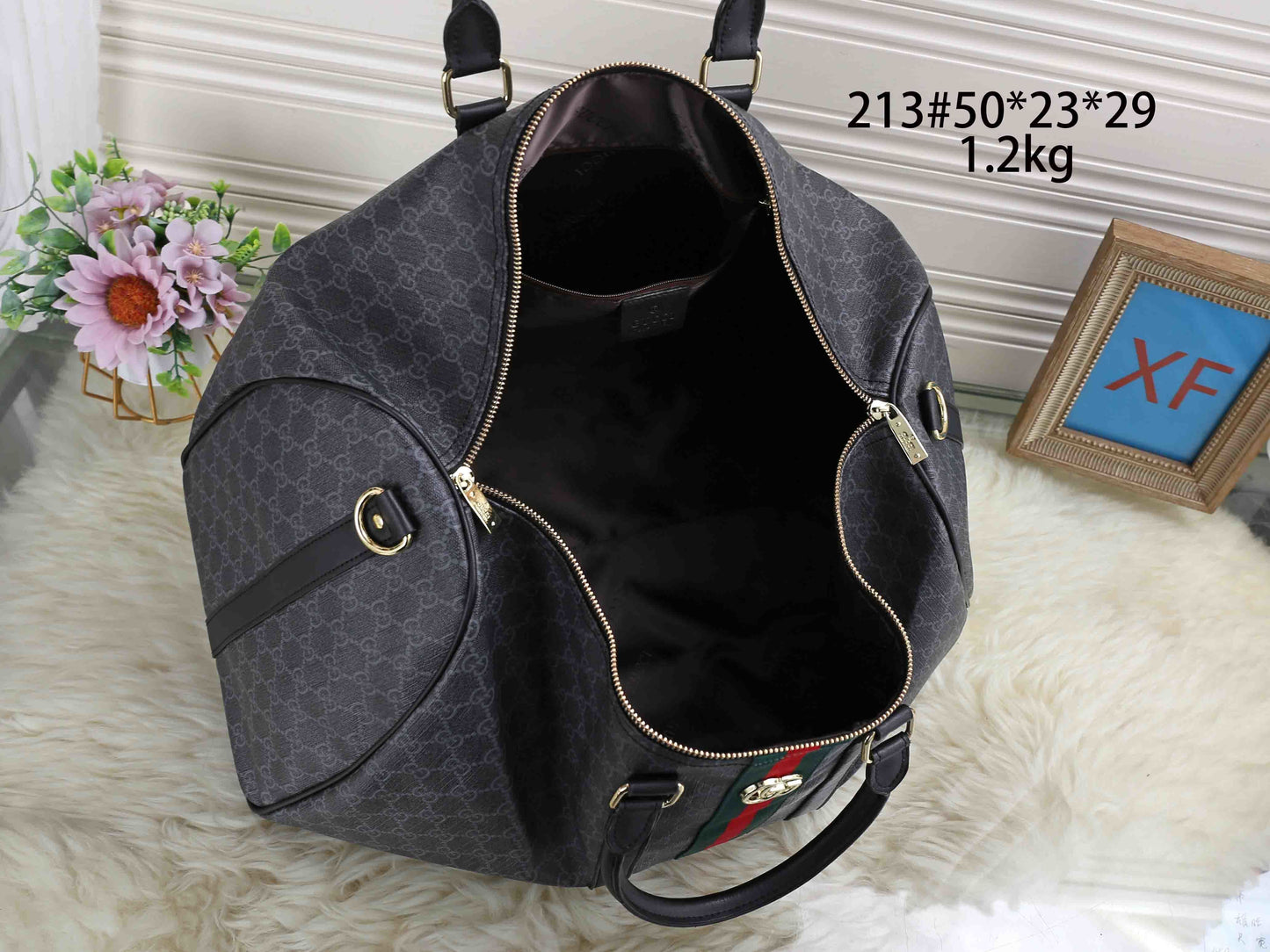 Gucci inspired Duffle Bag