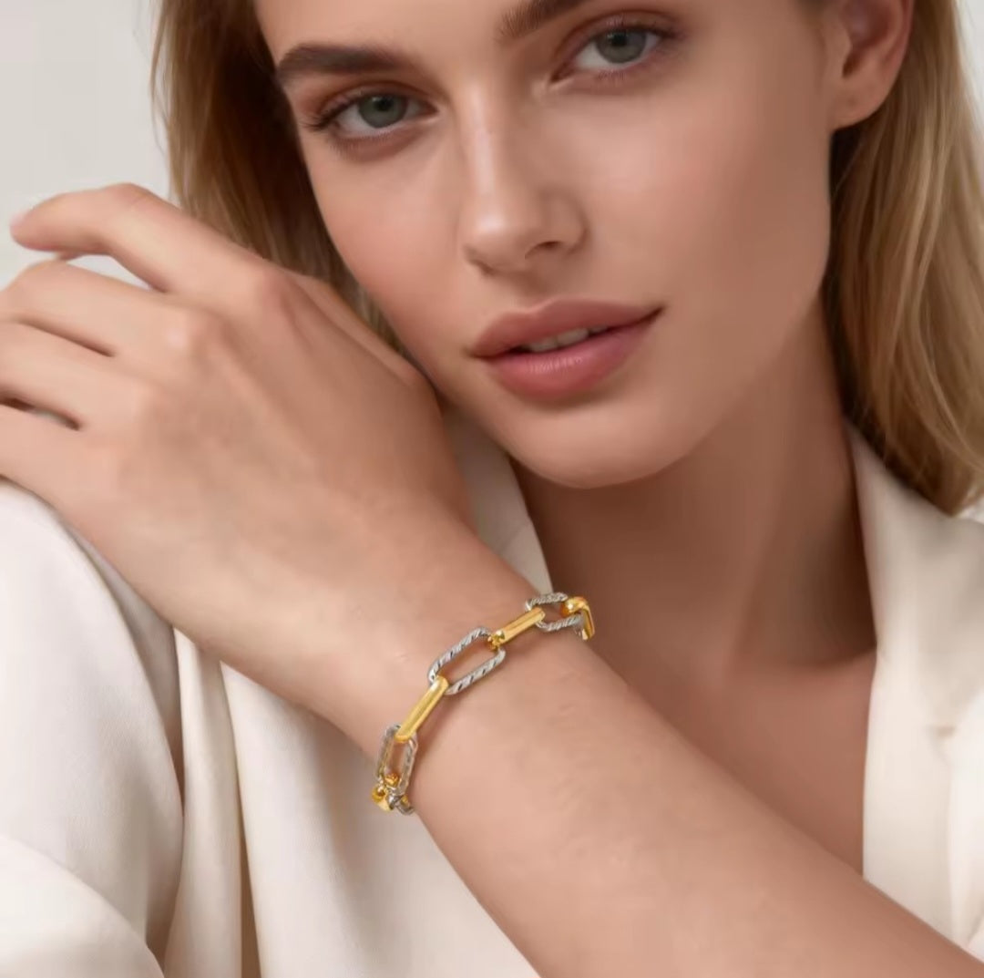 David Yurman inspired bracelet