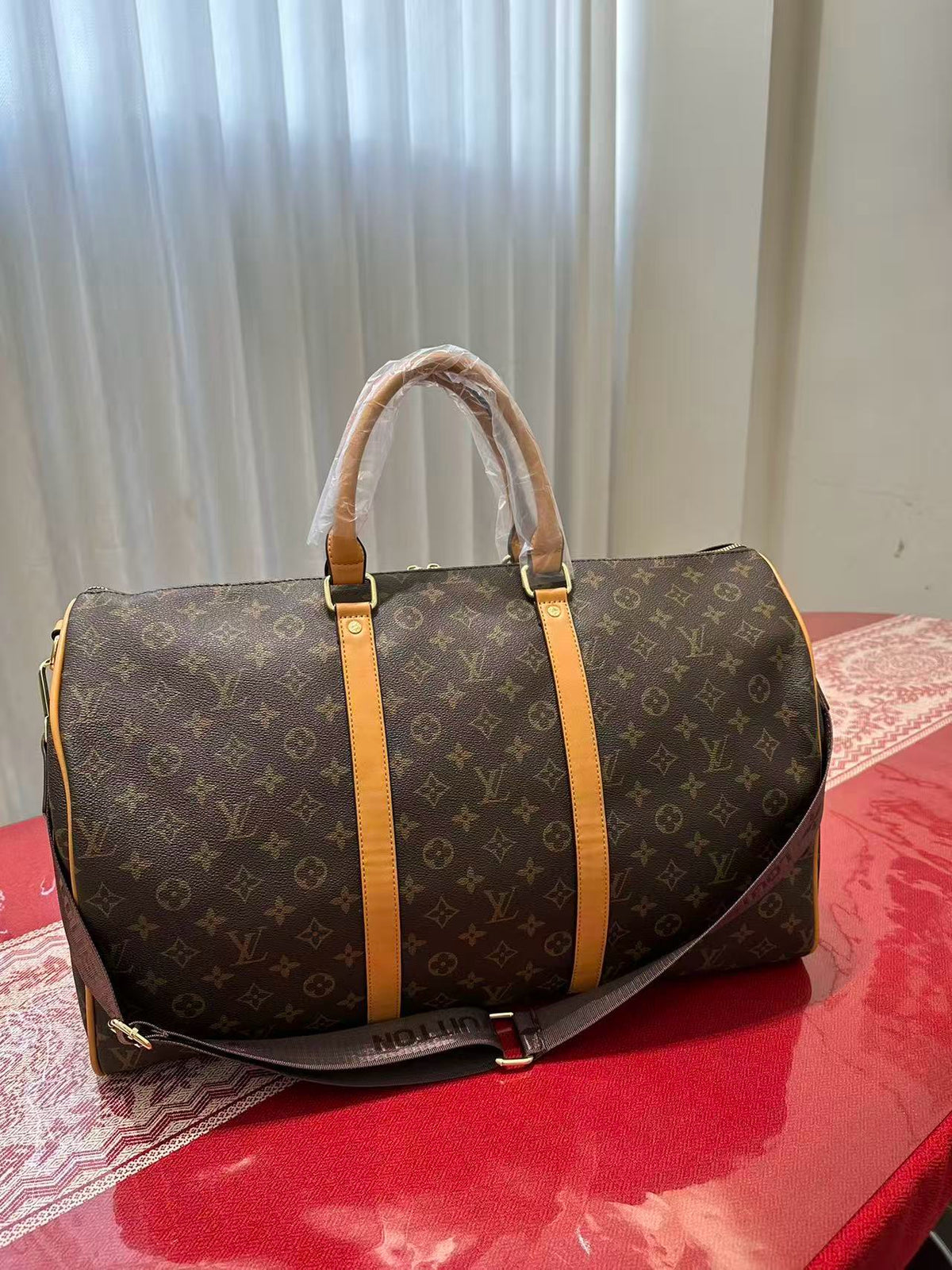 LV inspired Duffle Bag