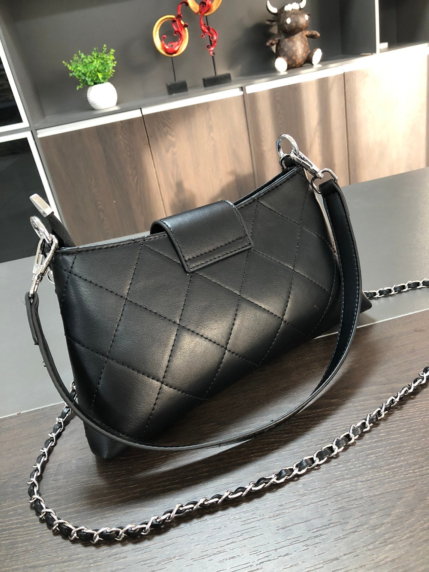 Chanel inspired quilted handbag