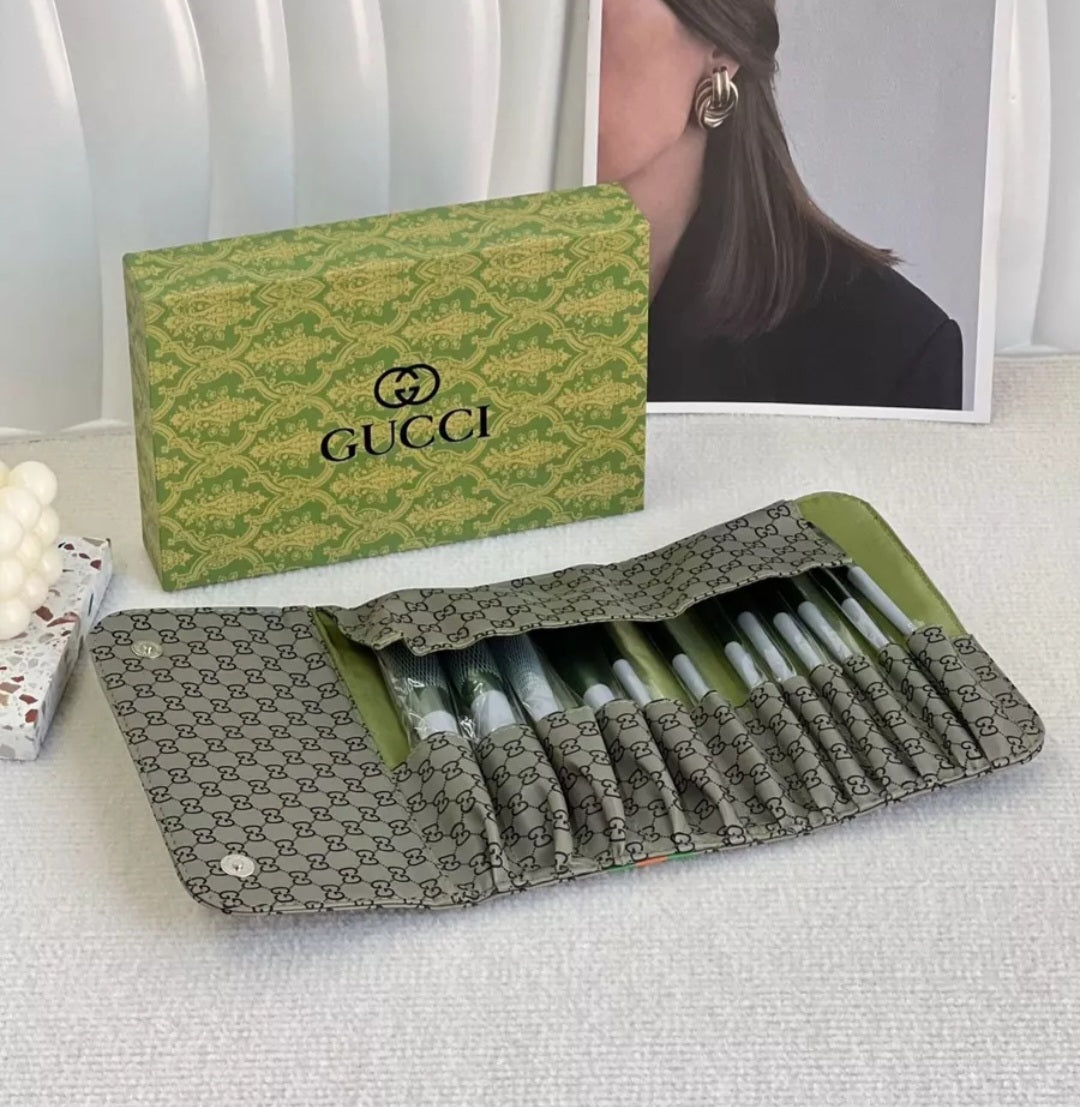 Gucci inspired makeup brush set