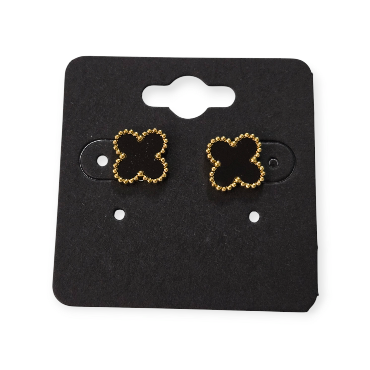 LV Inspired 4 Clover Earrings 9mm
