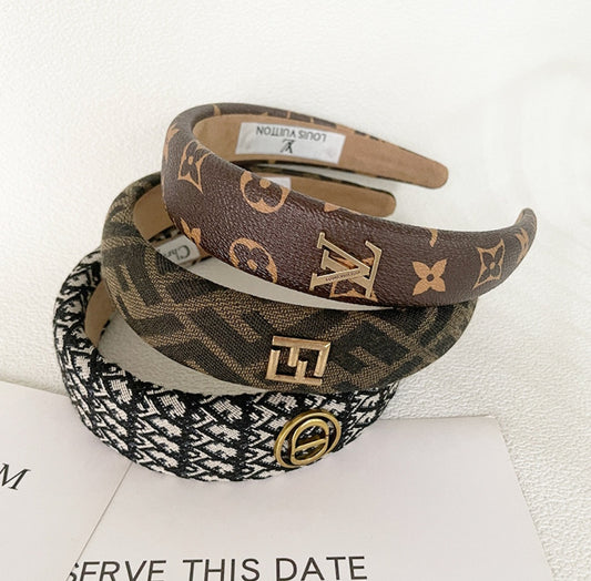 FD, CD,  LV Inspired Headband