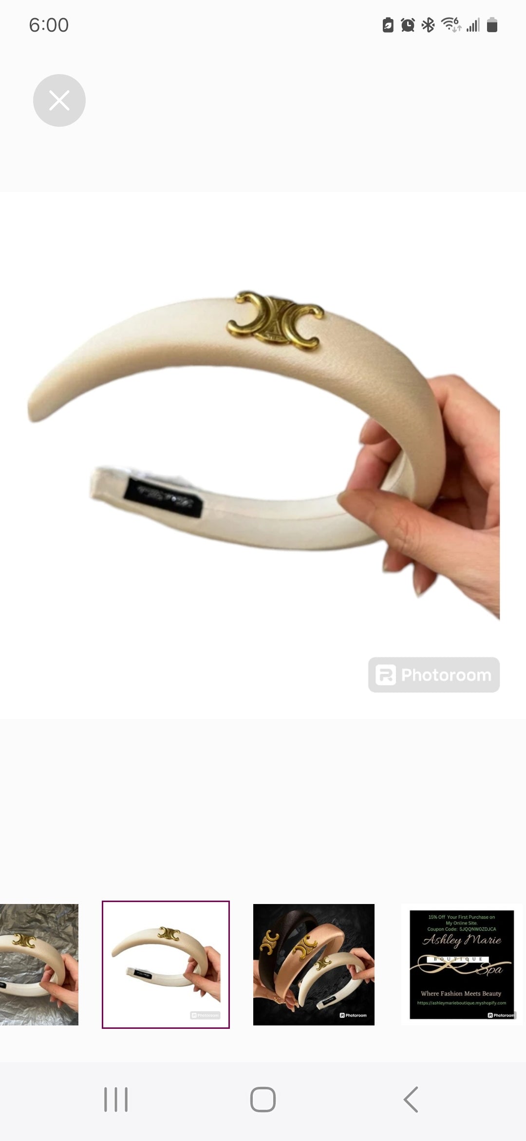 Celine inspired headband