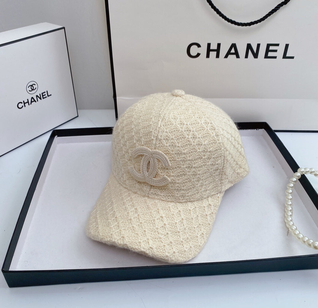 Chanel inspired baseball cap