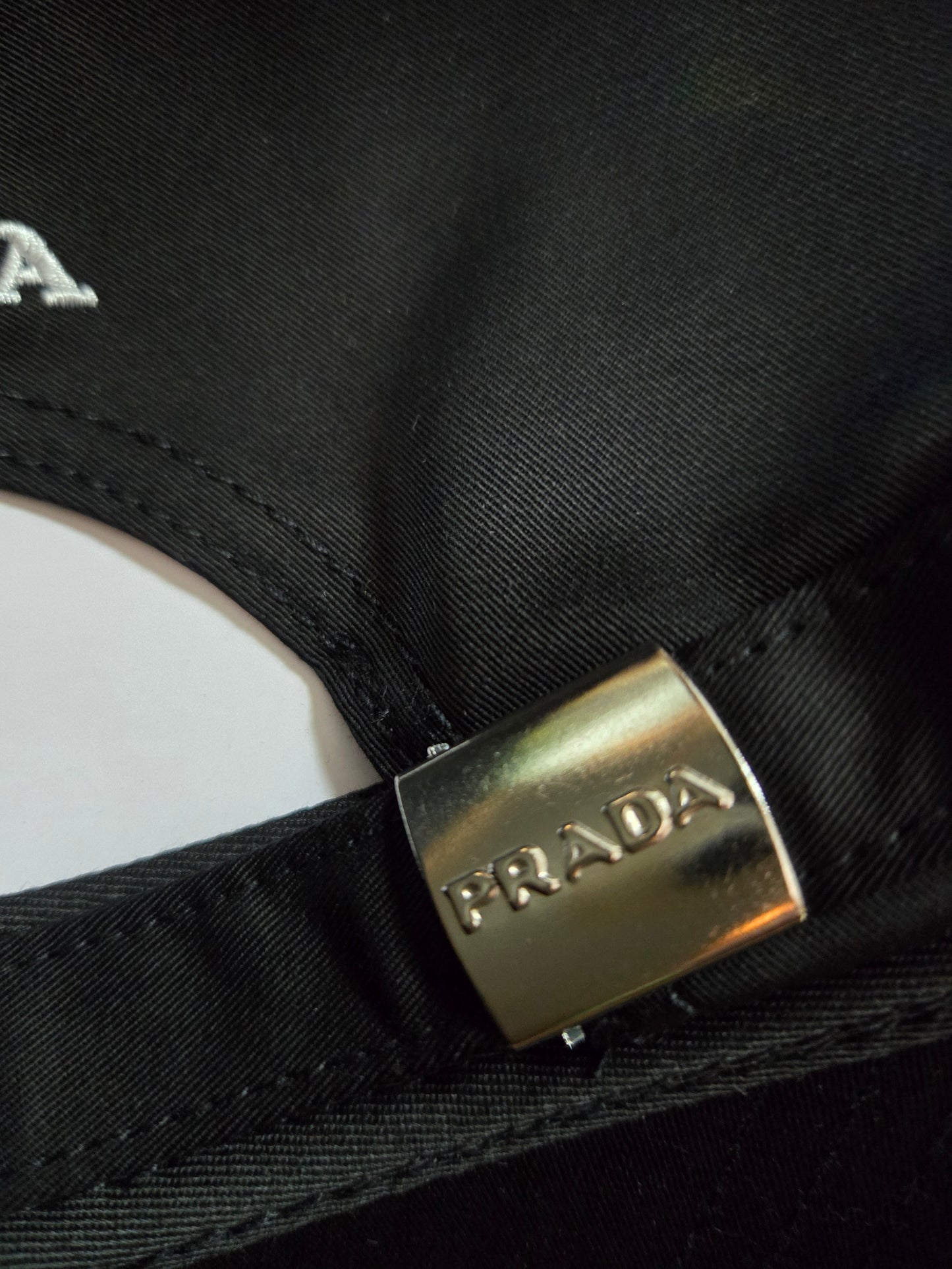 Prada inspired baseball cap