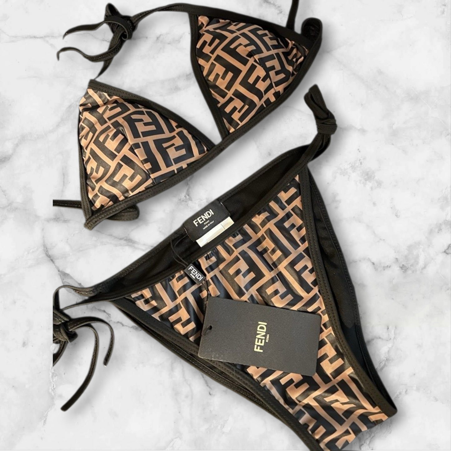 Fendi Designer Inspired 2pc bikini set