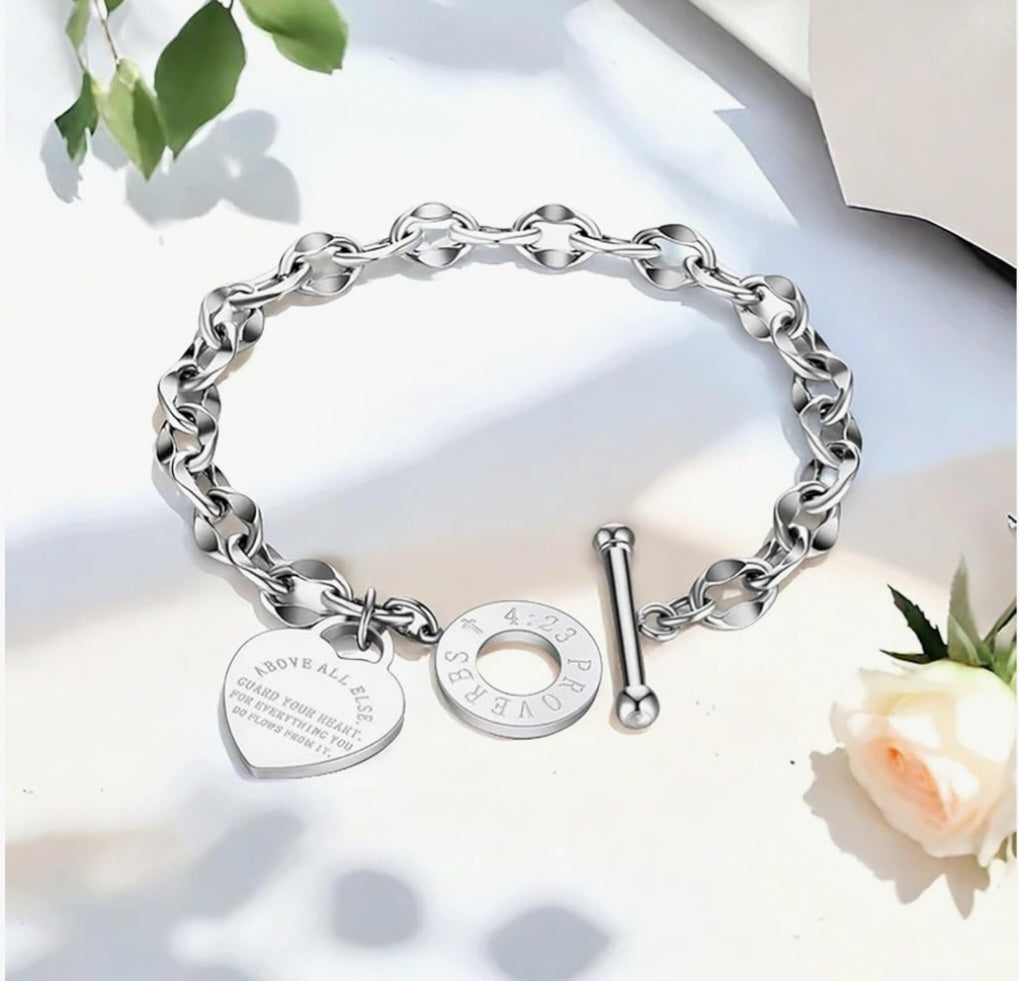 Heart Bracelet and Necklace