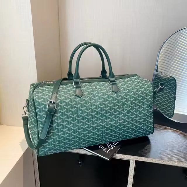 Goyard Inspired Duffle Bag