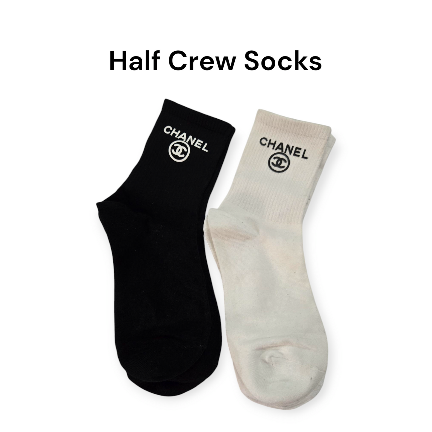 Chanel inspired socks set