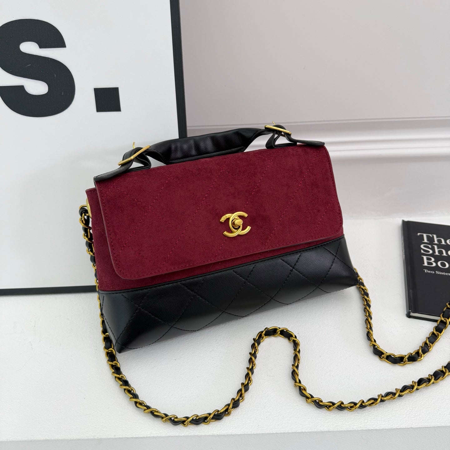 Chanel inspired Suade Handbag