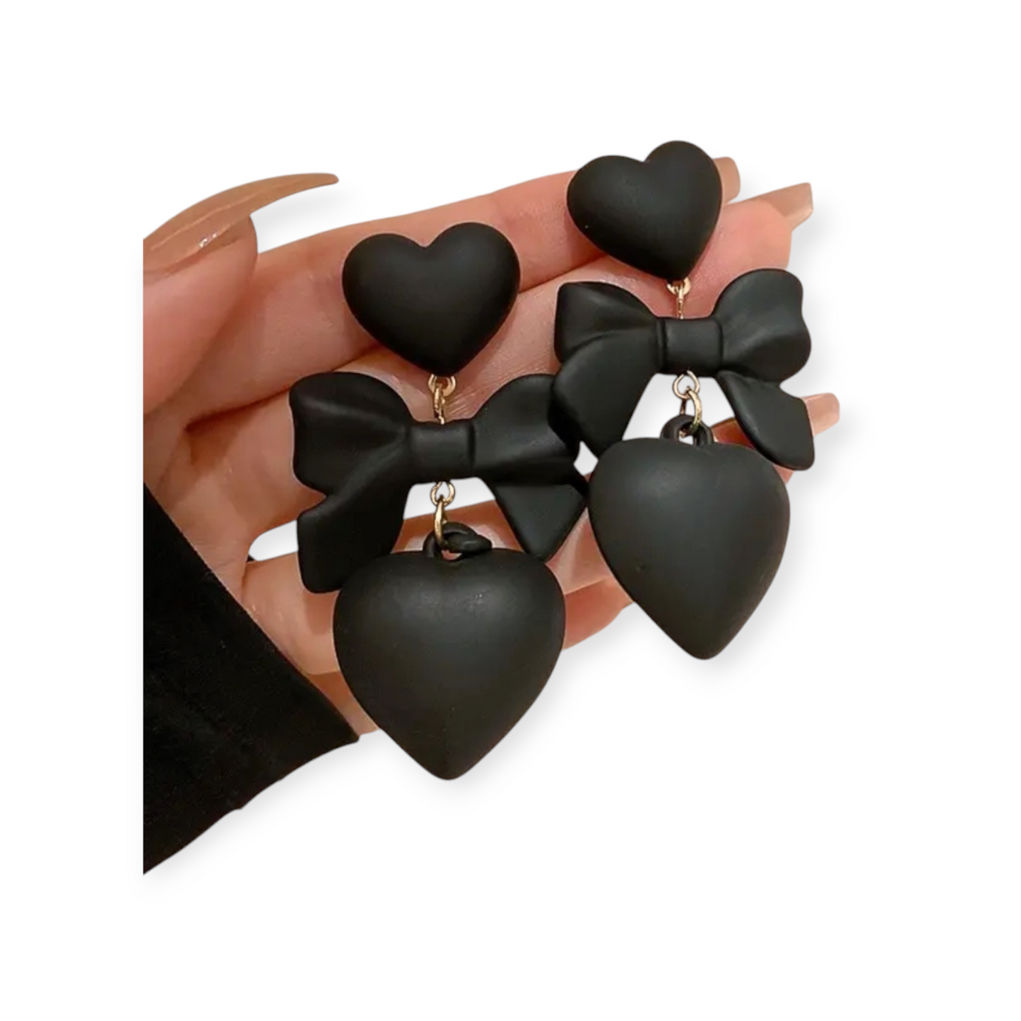 Bowknot Heart Earring
